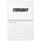 Lege kalender 2025 met feestdagen (Feb 2026)