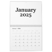 Lege Kalender 2025 Met Feestdagen (Jan 2026)
