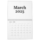 Lege Kalender 2025 Met Feestdagen (Mar 2026)