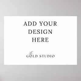 Lege Landscape Poster Sjabloon (20 x 30 inch)