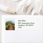 Lege loopbaan etiket (Insitu)