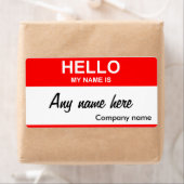 Lege naam tag sjabloon etiket (Insitu)