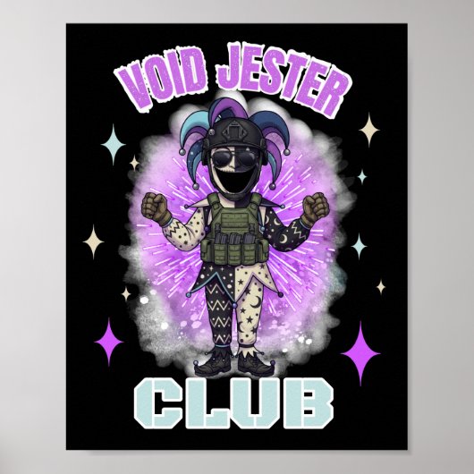 Lege Narren Vriend Commandant Donker Poster (Voorkant)