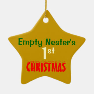 Lege Nest 1e kerstkerstkerstster 2 Keramisch Ornament
