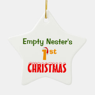 Lege Nester's eerste kerst Keramisch Ornament