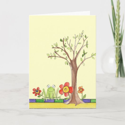 lege notakaart kaart (Voorkant)