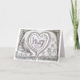 Lege notitie Kaart met originele kunst