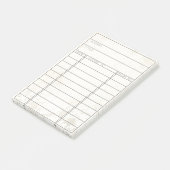 Lege  notities voor bibliotheekkaarten post-it® notes (Schuin)