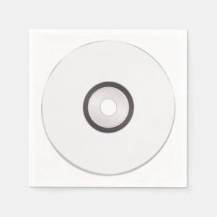Lege papieren servetten voor cd's