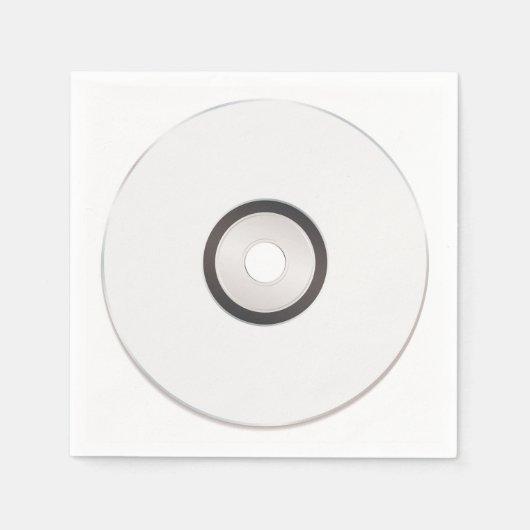 Lege papieren servetten voor cd's (Voorkant)