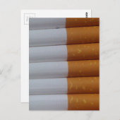 Lege sigaretten gegroepeerd briefkaart (Voorkant / Achterkant)