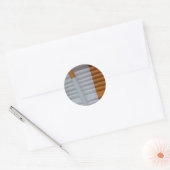 Lege sigaretten gegroepeerd ronde sticker (Envelop)