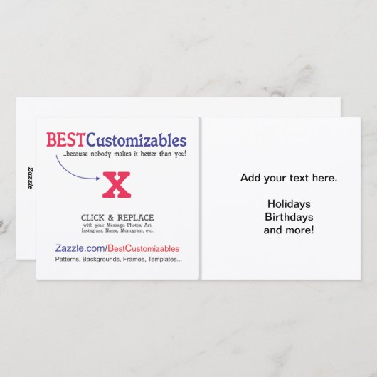 lege Sjabloon (Voorkant / Achterkant)