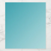 Lege Sjabloon Modern Voeg je eigen tekst toe Ombre Wijn Etiket (Enkel label)