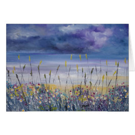 Lege strandblanco kaart