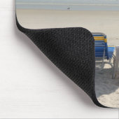 lege strandstoelen muismat (Hoek)