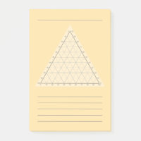 Lege ternaire plot- wetenschappelijke notitie Post