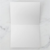 Lege Unisex Dank u Typografie Kaart (Binnen)