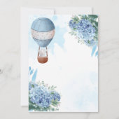 Lege Voeg Uw Eigen Olifant Heet Luchtballon Toe Kaart (Voorkant)