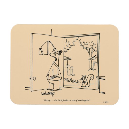 Lege vogelinvoer 2 magneet (Horizontaal)