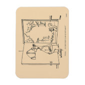 Lege vogelinvoer 2 magneet (Verticaal)