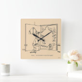 Lege vogelinvoer 2 vierkante klok (Huis)