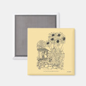 Lege vogelinvoer magneet (Voorkant / Achterkant)