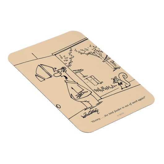 Lege vogelinvoer magneet (Rechterzijde)