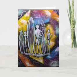 Lege Wenskaart het plakkend van de Tijd Kaart