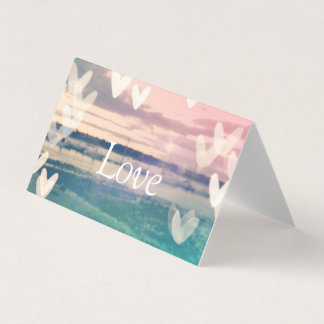 Lege Wenskaarten van de "Liefde" Kaart