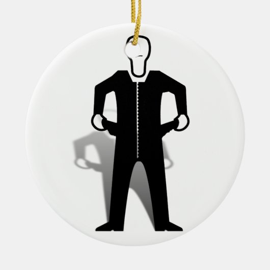 Lege zakjes keramisch ornament (Voorkant)