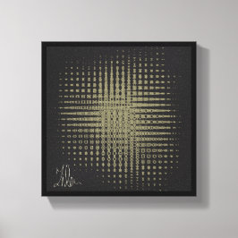 Legend - Abstracte kunst uitgerekt doek Canvas Afdruk