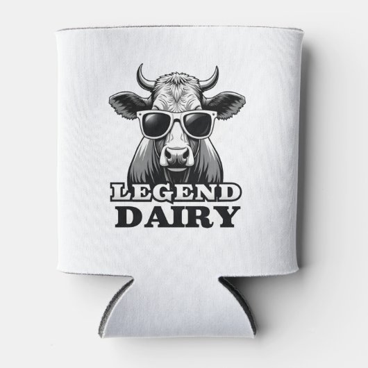 Legend Dairy Funny Farmer Cow Farmer Pun Graphic T Blikjeskoeler (Voorkant)