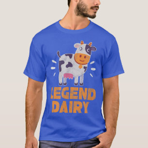 Legend Dairy Koe Cattle Heifer Farmer Anime Kawaii T-shirt