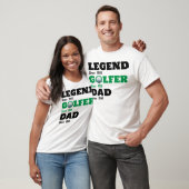 Legend Golfer Dad voor Golf - Custom Dates T-Shirt (Unisex)