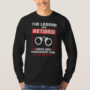 Legend Has Retired Correctional Officers Sentr T-shirt