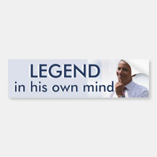 Legend in zijn eigen geest bumpersticker