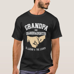 Legend Legado Vuistbotsing Overeenkomende Opa en O T-shirt