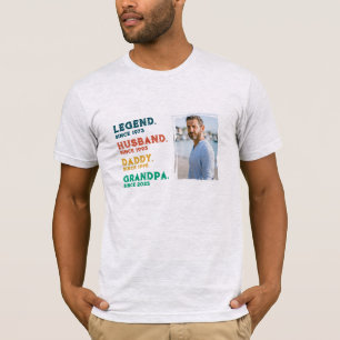 Legend Mari Daddy Grandpa T-Shirt personnalisé
