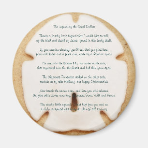 Legend of the Sand Dollar Round Magnet Magneet