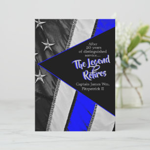 Legend retires politieretirement Party Kaart