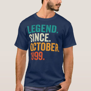 Legend Since October 1999 23 Years Old Gifts 23rd T-shirt