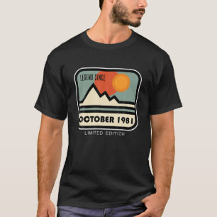 LEGEND SINCE OKTOBER 1981 - FUNNY 40th BIRTHDAY GI T-shirt