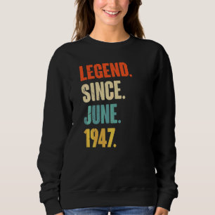 Legend sinds juni 1947 75 jaar oud 75e verjaardag trui