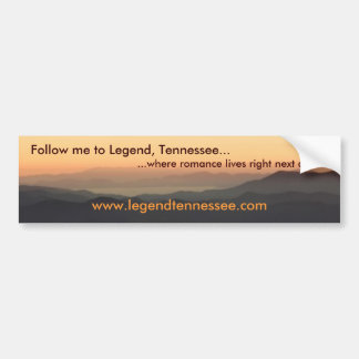 Legend, Tennessee Bumpersticker II