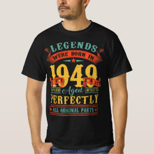 Legend uit 1949, Legend 1949 Bday Gift T-shirt