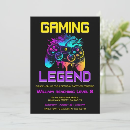 Legend van Gamen Kaart (Staand voorkant)