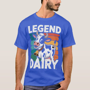 Legend Zuivel Grappige Boer Koe Boeren grap Graphi T-shirt