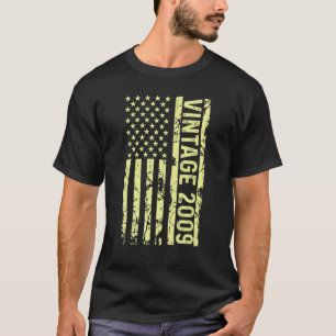 Legenda Amerikaanse vlag sinds 2009 voor mannen v T-shirt