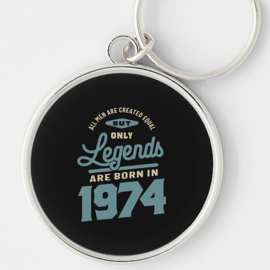 Legenda sinds 1974: Birthday Gift Sleutelhanger (Voorkant)